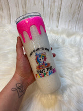 Load image into Gallery viewer, Shut the Fucupcakes Glitter Tumbler