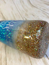 Load image into Gallery viewer, Beach Glitter Tumbler