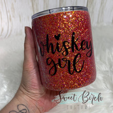Load image into Gallery viewer, Whiskey Girl Glitter Tumbler