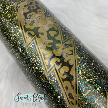 Load image into Gallery viewer, Camo, Leopard Print, and Skellies Glitter Tumbler