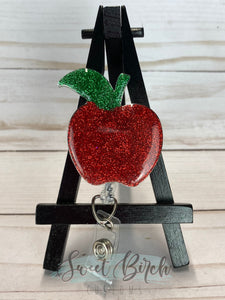 Topper Only Apple Glitter Badge Reel