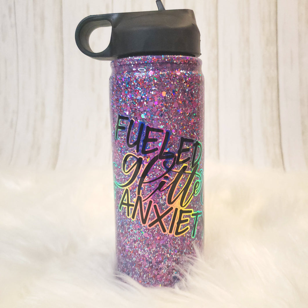 Glitter and Anxiety Glitter Tumbler