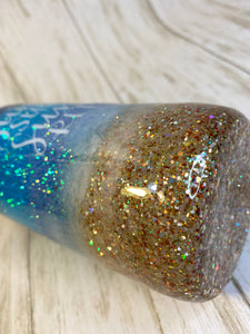 Beach Glitter Tumbler