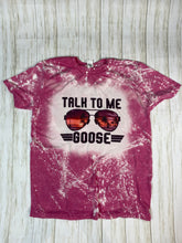 Load image into Gallery viewer, LARGE Talk To Me Goose Shine Bleach Shirt
