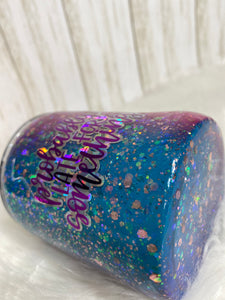 Probably Late for Something Glitter Tumbler Ready to Ship