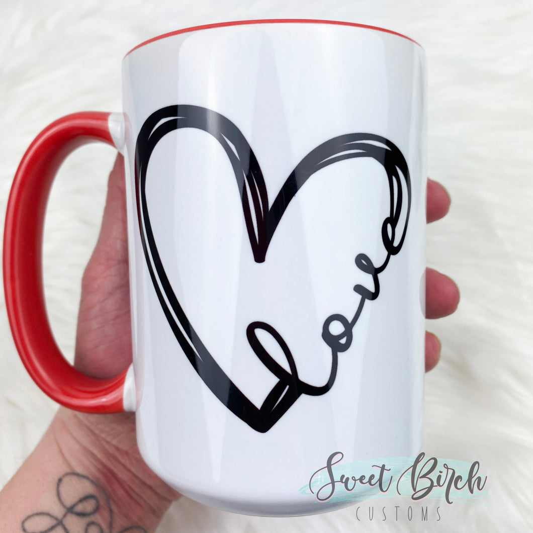 Love Heart Coffee Mug