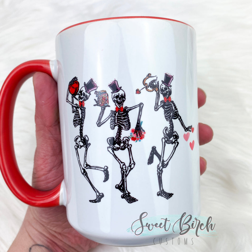 Dancing Skeletons Coffee Mug