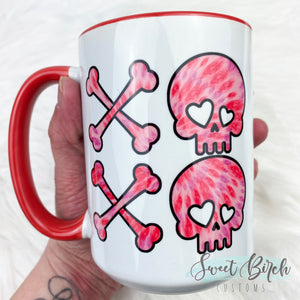 Skull XOXO Coffee Mug